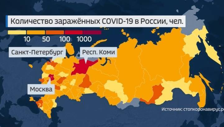 COVID-19: шестой день подряд заболеваемость в России растет меньше чем на 20% - vesti.ru - Россия