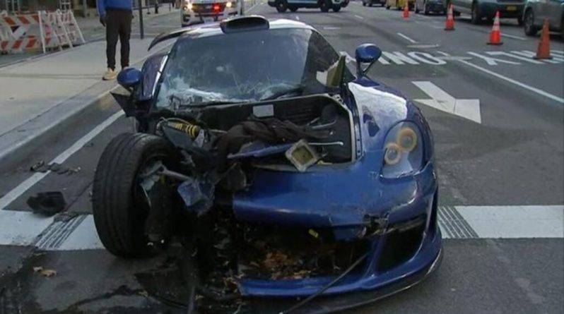 Пол Уокер - Водитель разбил редкий суперкар стоимостью $750000, гоняя по опустевшим дорогам Нью-Йорка (видео) - usa.one - Сша - Нью-Йорк - Нью-Йорк