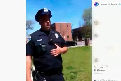 Американский полицейский покашлял на темнокожих жильцов - lenta.ru - Сша - штат Мэриленд - Балтимор
