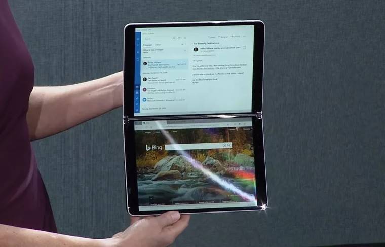 Microsoft отложила релиз ноутбука с двойным экраном Surface Neo - news.ru