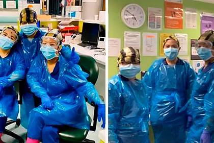 Работавшие в мусорных пакетах медсестры заразились коронавирусом - lenta.ru - Англия - Лондон