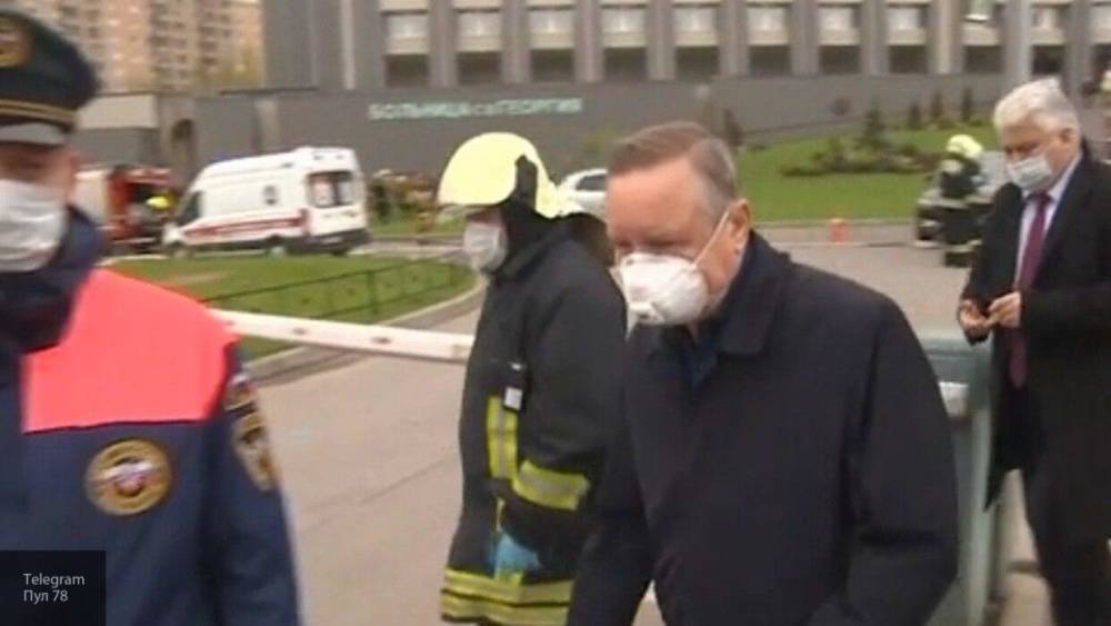 Беглов прибыл на место пожара в больнице Святого Георгия - nation-news.ru