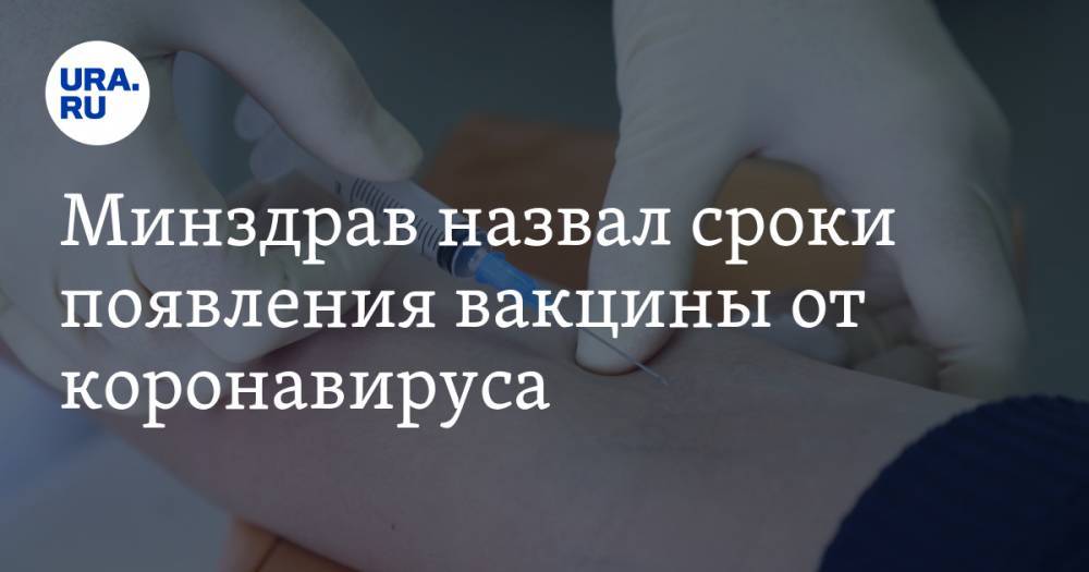 Михаил Мурашко - Минздрав назвал сроки появления вакцины от коронавируса - ura.news - Россия