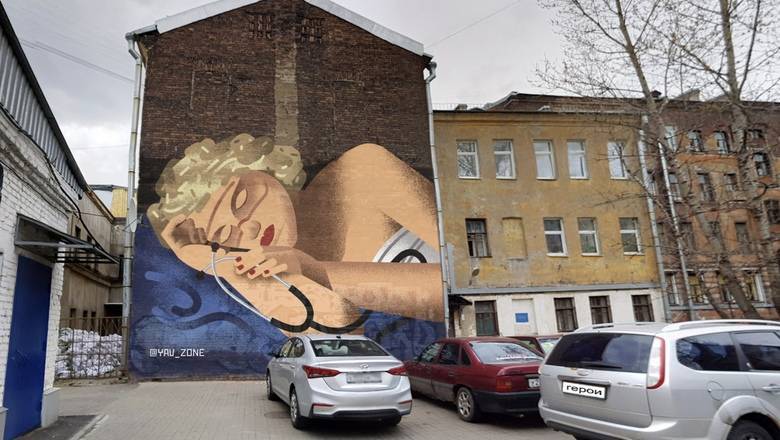 Шедевры из карантина: питерские художники создали виртуальную серию стрит-арта - newizv.ru - Санкт-Петербург