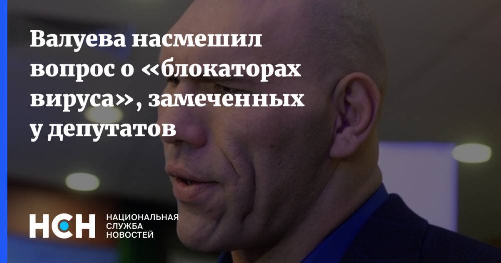 Игорь Моляков - Валуева насмешил вопрос о «блокаторах вируса», замеченных у депутатов - nsn.fm