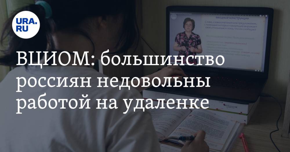 ВЦИОМ: большинство россиян недовольны работой на удаленке - ura.news