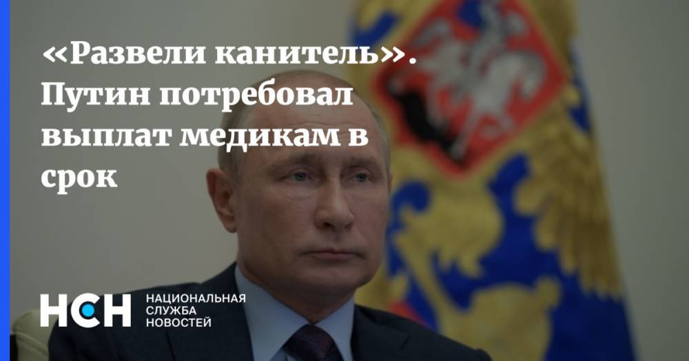 Владимир Путин - «Развели канитель». Путин потребовал выплат медикам в срок - nsn.fm - Россия