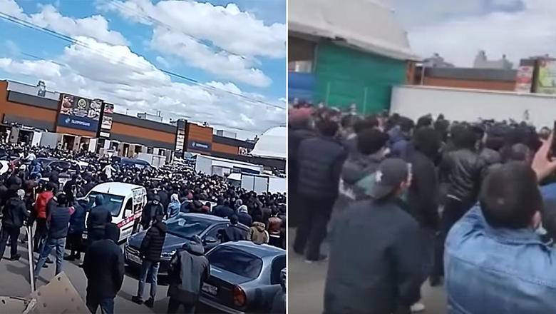 Полиция разогнала сход продавцов на московском рынке "Фуд Сити" - newizv.ru - Ссср - Торговля