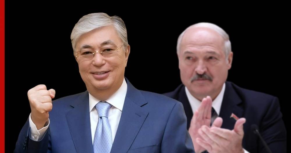 Александр Лукашенко - Касым-Жомарт Токаев - Лукашенко заявил об укреплении авторитета Казахстана при Токаеве - profile.ru - Белоруссия - Казахстан