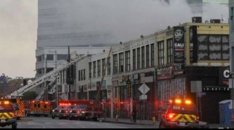 В Лос-Анджелесе – крупный взрыв на производстве гашишного масла: ранено 11 пожарных - usa.one - Лос-Анджелес - штат Калифорния