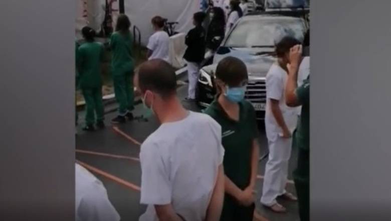 Протестующие бельгийские врачи встретили премьер-министра спинами - newizv.ru - Россия - Бельгия