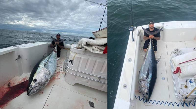 В США рыбак выловил гигантского тунца, который весит как мотоцикл (фото) - usa.one - Сша - штат Нью-Джерси - Джерси