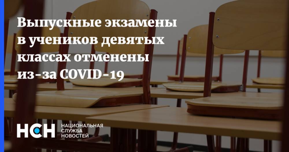 Сергей Кравцов - Выпускные экзамены в учеников девятых классах отменены из-за COVID-19 - nsn.fm