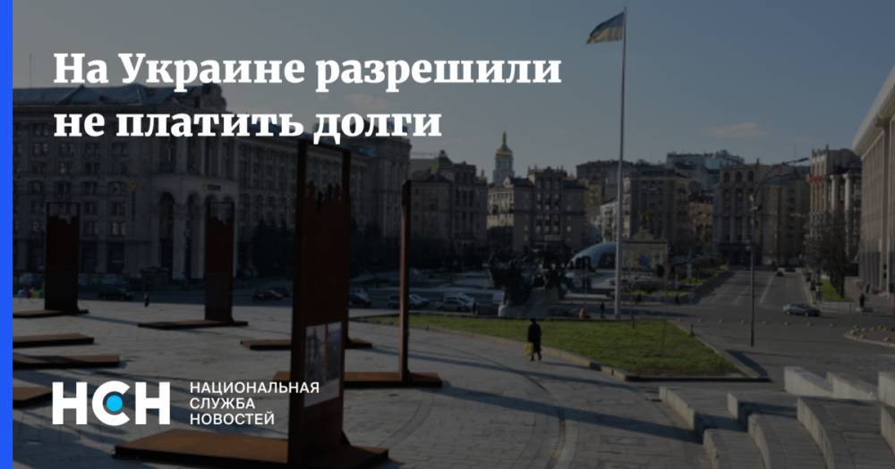 На Украине разрешили не платить долги - nsn.fm - Украина