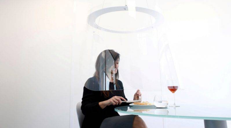 Новое стильное изобретение позволит посетителям ресторанов безопасно обедать во время пандемии - usa.one - Франция