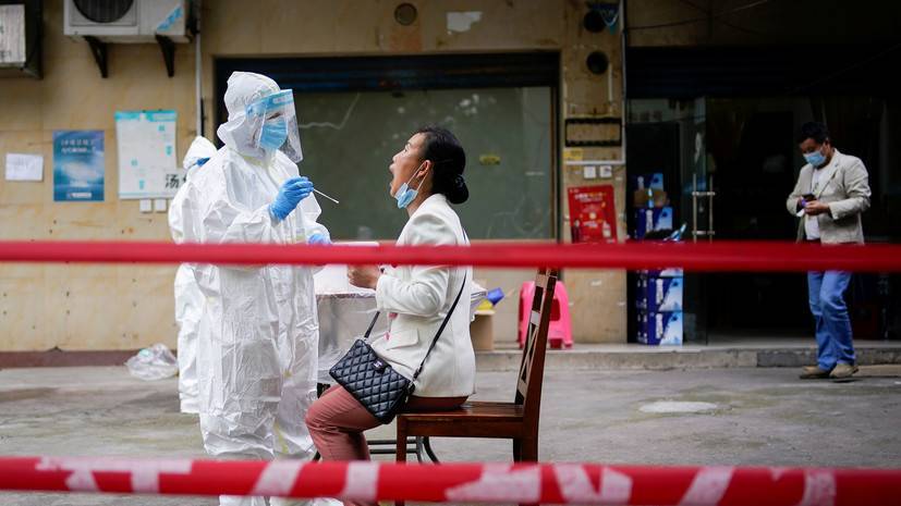 В Китае за сутки выявили 36 бессимптомных носителей коронавируса - russian.rt.com - Китай - Шанхай