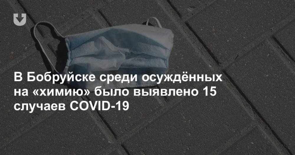 В Бобруйске среди осуждённых на «химию» было выявлено 15 случаев COVID-19 - news.tut.by - Бобруйск