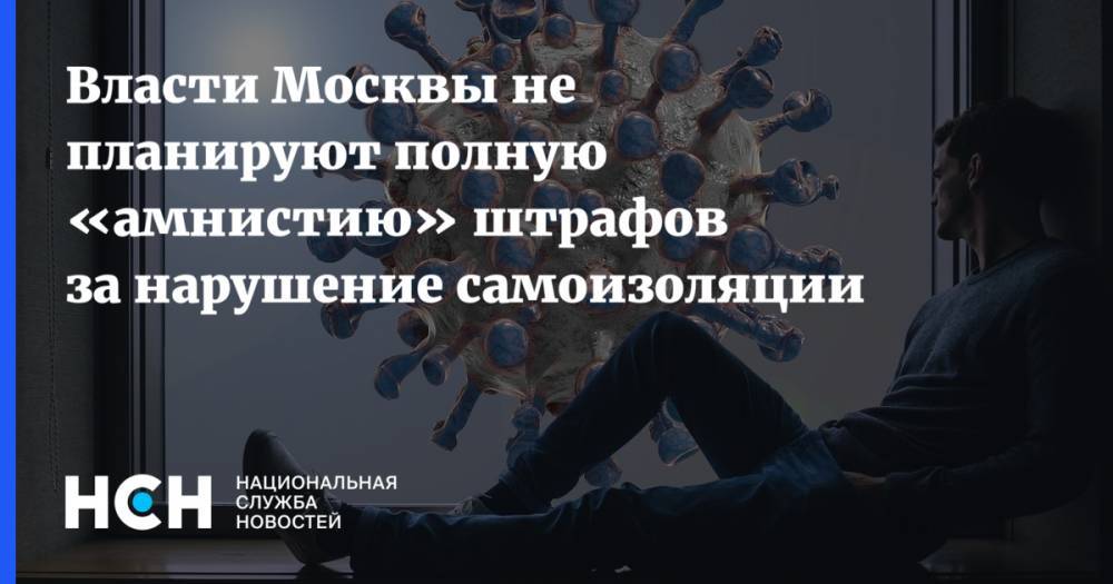 Алексей Немерюк - Власти Москвы не планируют полную «амнистию» штрафов за нарушение самоизоляции - nsn.fm - Москва