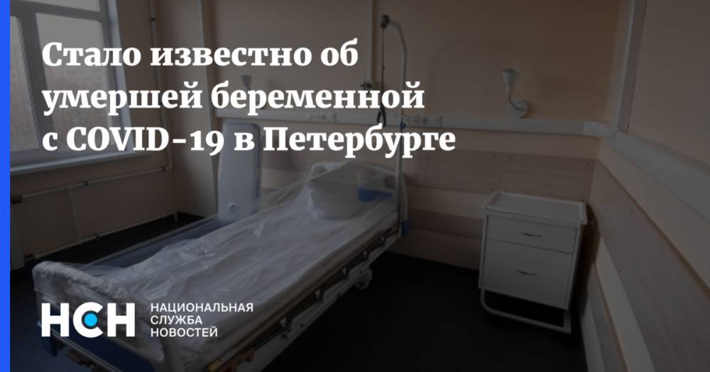 Стало известно об умершей беременной с COVID-19 в Петербурге - nsn.fm - Санкт-Петербург