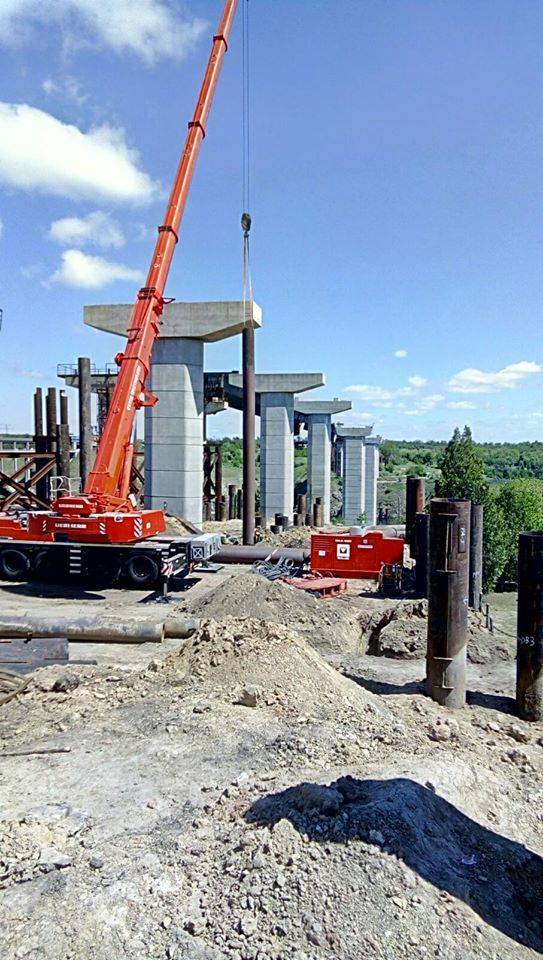 Как в Запорожье продвигается строительство мостов через Днепр, – фото - inform.zp.ua - Запорожье