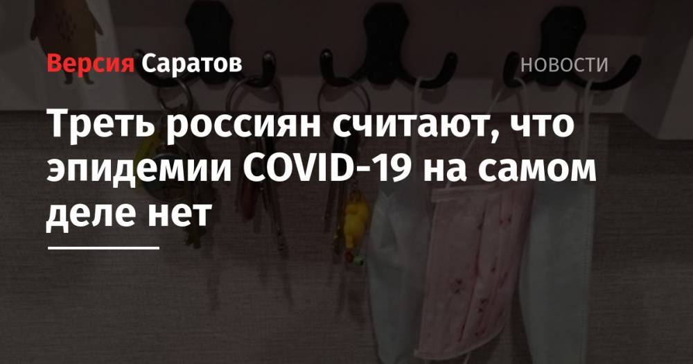 Треть россиян считают, что эпидемии COVID-19 на самом деле нет - nversia.ru