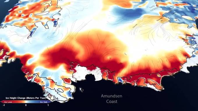 NASA показало масштабы глобальной климатической катастрофы - piter.tv - Антарктида