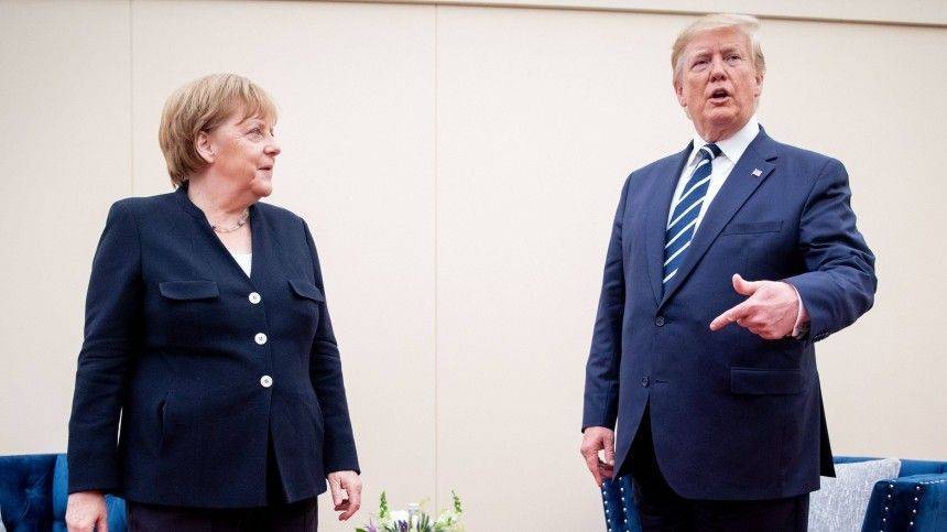 Дональд Трамп - Ангела Меркель - Трамп и Меркель «горячо» поспорили из-за «Северного потока — 2» - 5-tv.ru - Сша - Китай - Германия