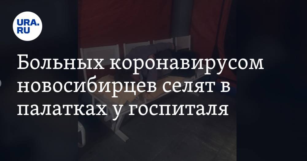 Больных коронавирусом новосибирцев селят в палатках у госпиталя - ura.news - Новосибирск