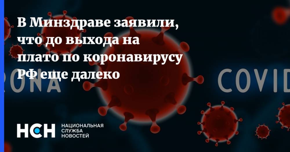 Сергей Авдеев - В Минздраве заявили, что до выхода на плато по коронавирусу РФ еще далеко - nsn.fm - Россия