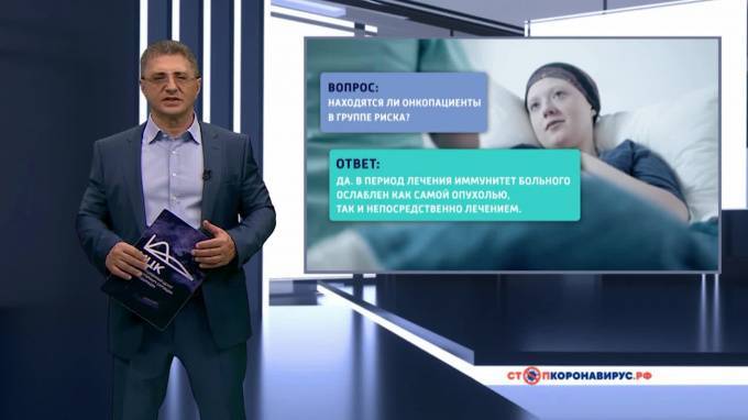 Александр Мясников - Мясников рассказал, какой риск заболеть COVID-19 у онкобольных - piter.tv
