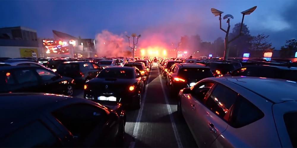 Видео: в Германии устроили автодискотеку с участием сотен машин - autonews.ru - Германия
