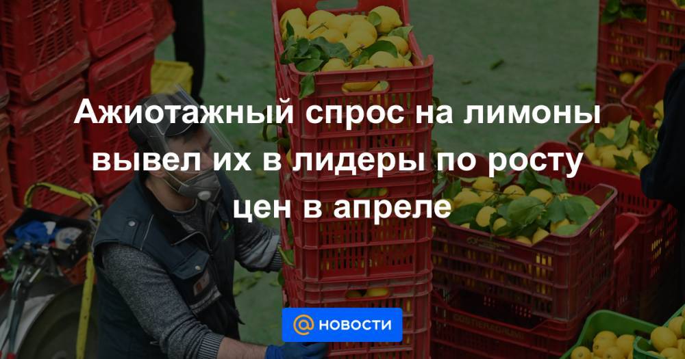 Ажиотажный спрос на лимоны вывел их в лидеры по росту цен в апреле - news.mail.ru - Россия