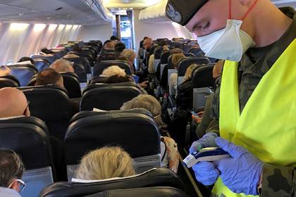 Найден способ распознать коронавирус на борту самолета - lenta.ru - New York