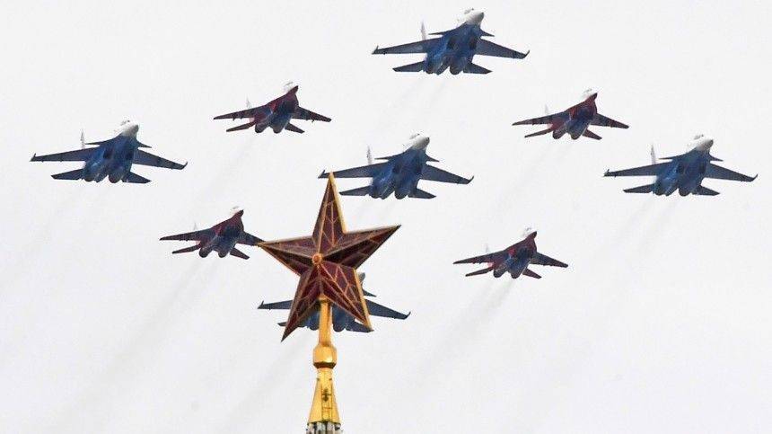 Уникальный и захватывающий: видео воздушного Парада Победы в Москве - 5-tv.ru - Москва