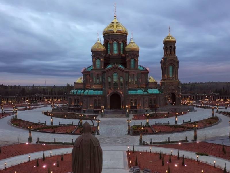 Строительство храма Минобороны завершено. Его презентовали видеороликом - sobesednik.ru - Московская обл.