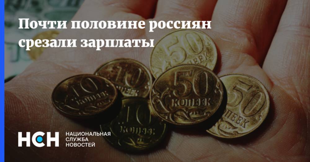 Почти половине россиян срезали зарплаты - nsn.fm