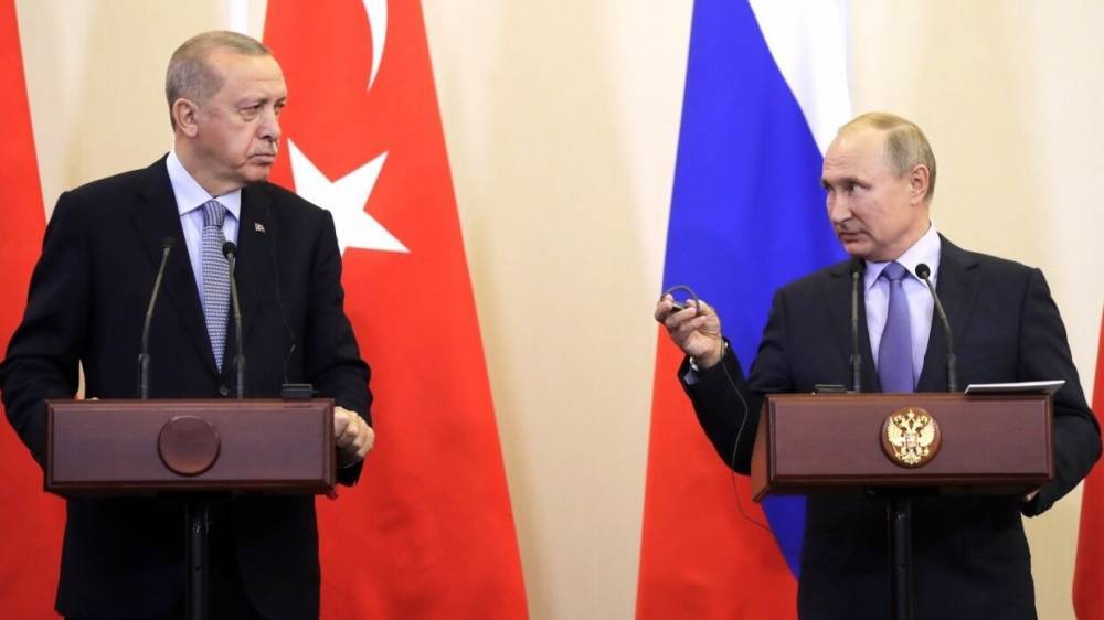 Владимир Путин - Тайип Эрдоган - Путин и Эрдоган обсудили ситуацию в Ливии и Сирии - riafan.ru - Россия - Москва - Турция - Сирия - Ливия