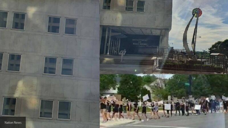 Екатеринбуржец показал на видео акции протеста в США и забитые наглухо магазины - nation-news.ru - Сша - Китай - Екатеринбург - штат Огайо