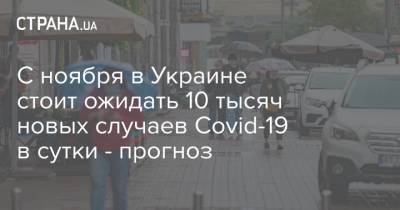 Юрий Ганиченко - С ноября в Украине стоит ожидать 10 тысяч новых случаев Covid-19 в сутки - прогноз - strana.ua - Украина