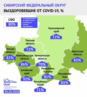 Эксперты подсчитали процент выздоровевших от коронавируса в Кузбассе - gazeta.a42.ru - Алтайский край - Кемеровская обл.