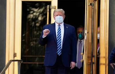 Дональд Трамп - Дональд Трамп выписался из медцентра, где он проходил лечение от COVID-19 - ont.by - Сша