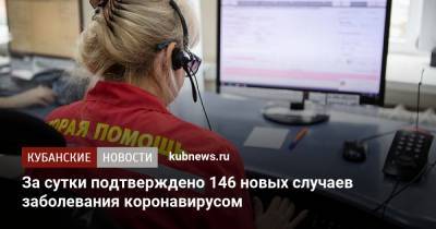За сутки подтверждено 146 новых случаев заболевания коронавирусом - kubnews.ru - Россия - Краснодарский край