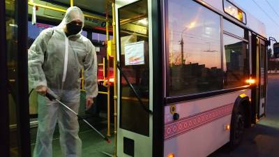 В Запорожье продолжается дезинфекция общественного транспорта - inform.zp.ua - Украина - Запорожье