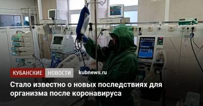 Александр Чепурнов - Стало известно о новых последствиях для организма после коронавируса - kubnews.ru
