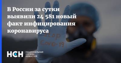 В России за сутки выявили 24 581 новый факт инфицирования коронавируса - nsn.fm - Россия