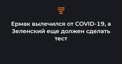 Владимир Зеленский - Юлия Мендель - Ермак вылечился от COVID-19, а Зеленский еще должен сделать тест - hromadske.ua - Украина