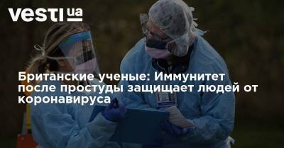 Британские ученые: Иммунитет после простуды защищает людей от коронавируса - vesti.ua