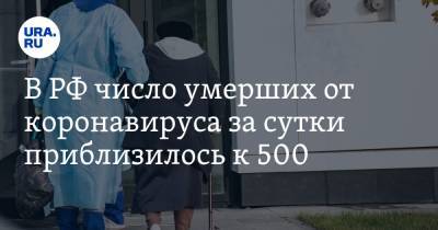 В РФ число умерших от коронавируса за сутки приблизилось к 500 - ura.news - Россия - Москва