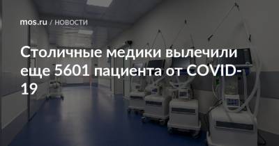 Столичные медики вылечили еще 5601 пациента от COVID-19 - mos.ru - Москва