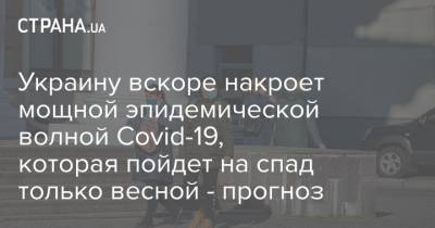 Андрей Славуцкий - Украину вскоре накроет мощной эпидемической волной Covid-19, которая пойдет на спад только весной - прогноз - strana.ua - Украина